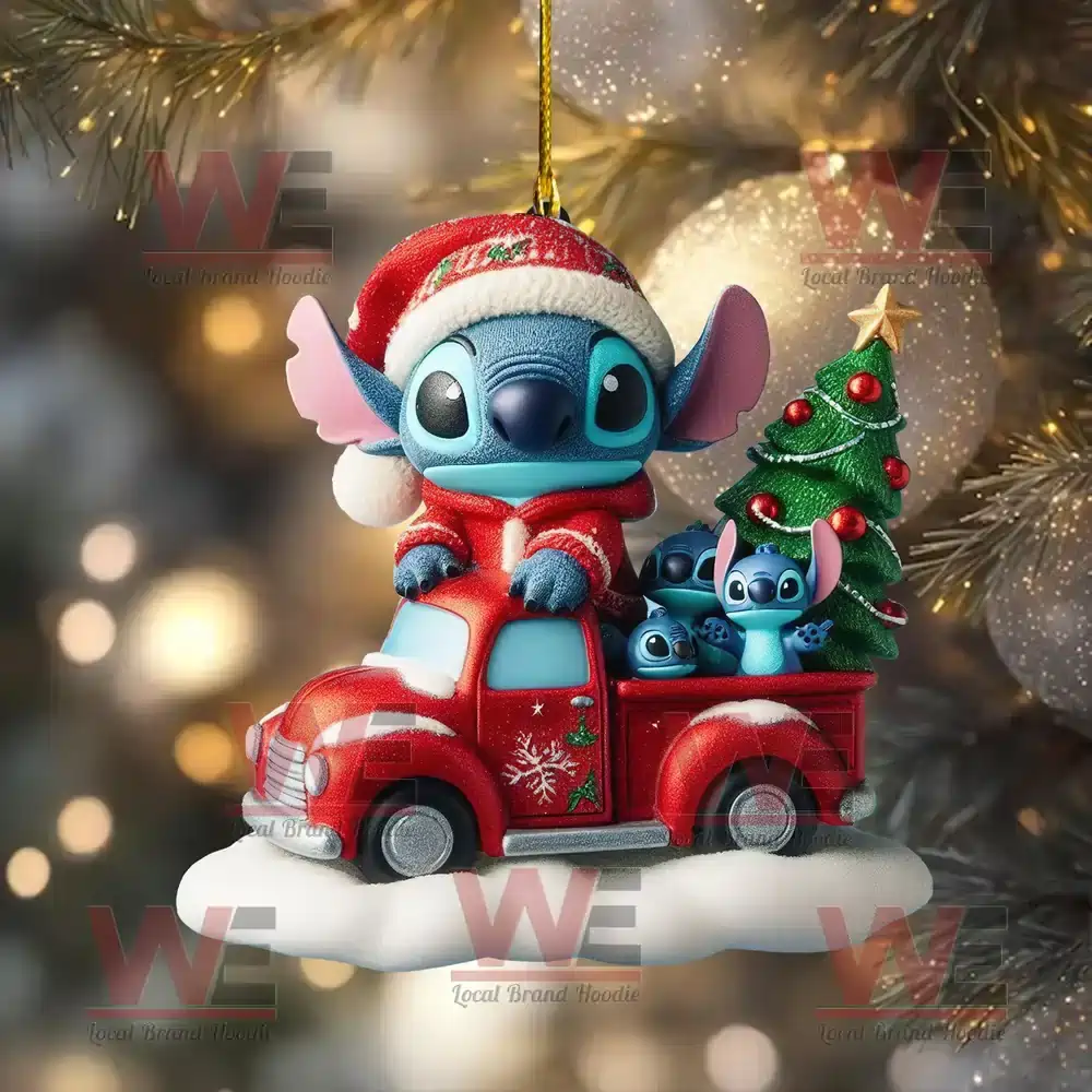 Disney Stitch Christmas Tree Topper With Ornament 5 Disney Stitch Christmas Tree Topper With Ornament - Image 5