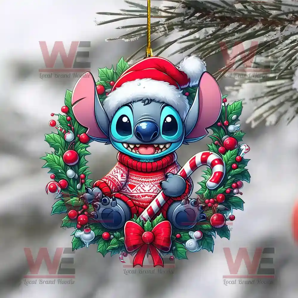 Disney Stitch Christmas Tree Topper With Ornament 6 Disney Stitch Christmas Tree Topper With Ornament - Image 6