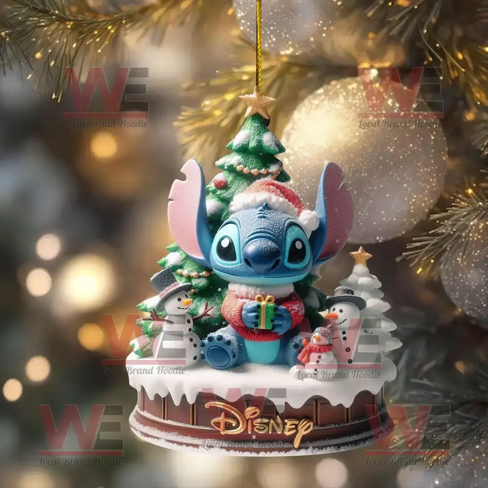 Disney Stitch Christmas Tree Topper With Ornament 9 Disney Stitch Christmas Tree Topper With Ornament - Image 9