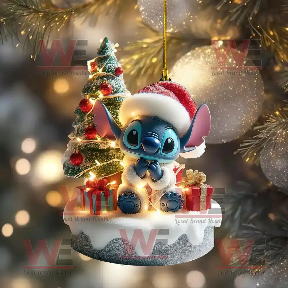 Disney Stitch Christmas Tree Topper With Ornament 10 Disney Stitch Christmas Tree Topper With Ornament - Image 10