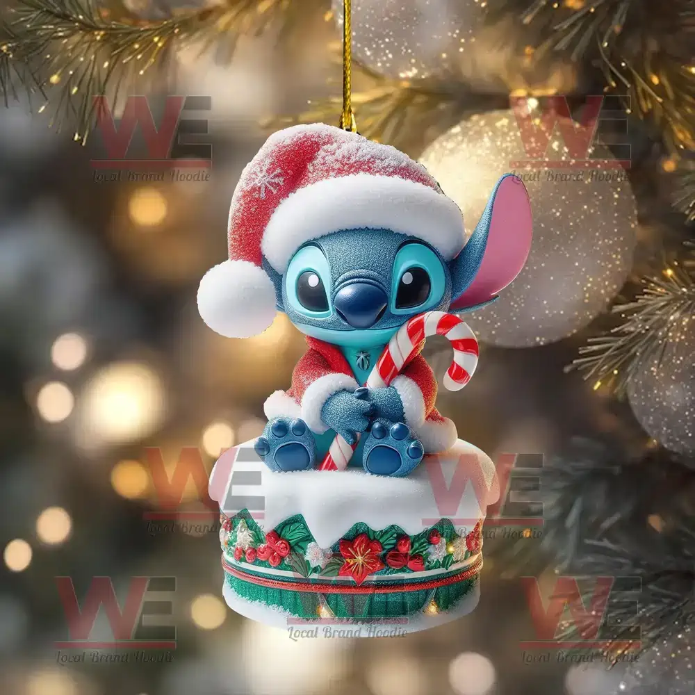 Disney Stitch Christmas Tree Topper With Ornament 12 Disney Stitch Christmas Tree Topper With Ornament - Image 12