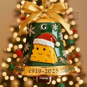 Green Bay Packers 106th Anniversary Christmas Bell Ornament