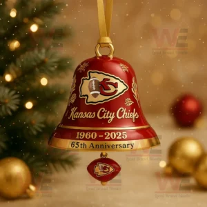 Kansas City Chiefs 65th Anniversary Bell Ornament