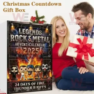 Legends Rock & Metal Advent Calendar 2025 7 Couple with Legends of Rock and Metal Advent Calendar and Christmas gifts!