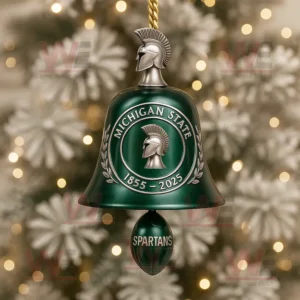 Michigan State University 170th Anniversary Bell Ornament