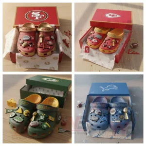 NFL Team Football Crocs Clogs