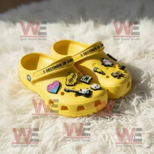 5 Seconds of Summer Crocs Clogs with Charms