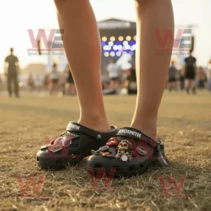 Aerosmith Crocs Clogs with Charms