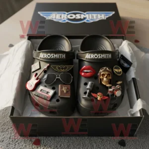 Aerosmith Crocs Clogs with Charms 10 aerosmith crocs clogs with charms img 8 SirVA
