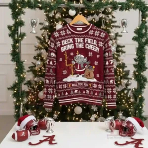 Alabama Crimson Tide Roll Tide Roll Christmas Sweater 14 alabama crimson tide roll tide roll christmas sweater img 6