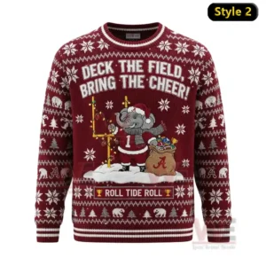 Alabama Crimson Tide Roll Tide Roll Christmas Sweater 15 alabama crimson tide roll tide roll christmas sweater img 7