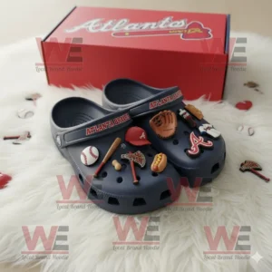 Atlanta Braves MLB Crocs Clogs With Charms