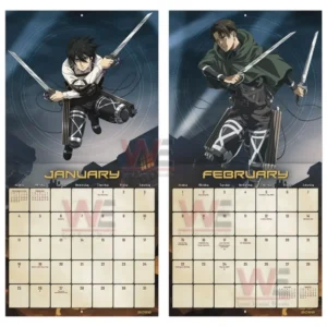 Attack on Titan 2026 Wall Calendar 12 attack on titan 2026 wall calendar img 5 y4Yby