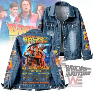 Back to the Future 40th Anniversary Denim Jacket
