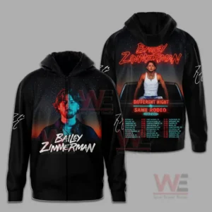 Bailey Zimmerman Diffirent Night Same Rodeo Tour 2026 Shirt 10 bailey zimmerman diffirent night same rodeo tour 2026 shirt img 4 kTjYM