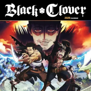 Animated characters in dynamic battle poses with a large threatening face in the background!