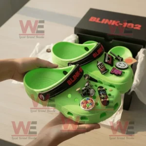 Blink 182 Crocs Clogs with Charms 9 blink 182 crocs clogs with charms img 8 r1CYU