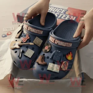 Bruce Springsteen Crocs Clogs with Charms 9 bruce springsteen crocs clogs with charms img 8 KFxle