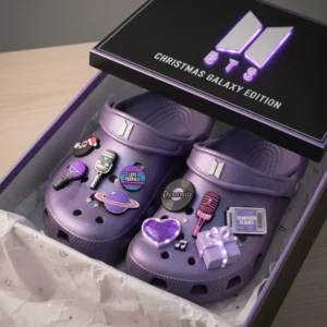 BTS Crocs Clogs with Charms 9 bts crocs clogs with charms img 4 QdtTM
