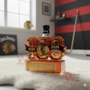 Chicago Blackhawks 1926-2026 100th Anniversary Whiskey Bottle 14 chicago blackhawks 1926 2026 100th anniversary whiskey bottle img 5 xf1xU