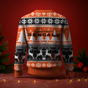 Cincinnati Bengals NFL Christmas Ugly Sweater 2025