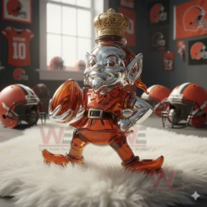 cleveland browns brownie the elf whiskey bottle img 5 9b84D