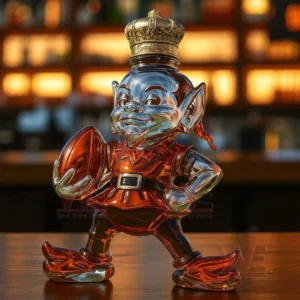 cleveland browns brownie the elf whiskey bottle img 6 wykFq