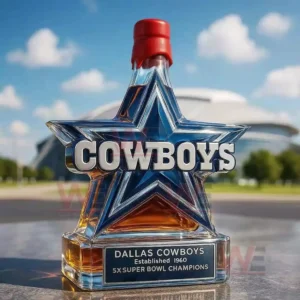 dallas cowboys 5x super bowl champions limited edition whiskey bottle img 6 lLeR1