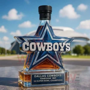 dallas cowboys 5x super bowl champions limited edition whiskey bottle img 8 uBojD