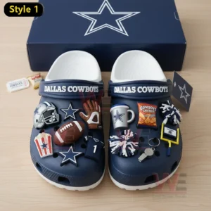Dallas Cowboys Crocs Crocband Clogs With Charms 12 dallas cowboys nfl crocs clogs with charms img 11
