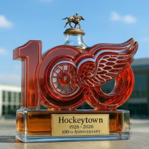 detroit red wings hockeytown 1926 2026 anniversary limited edition whiskey bottle img 6 SrdJC