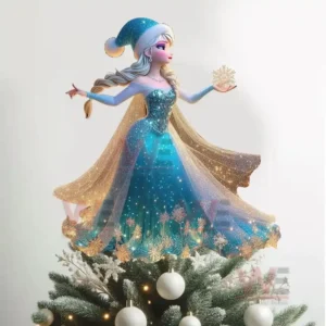 disney princess christmas tree topper img 5
