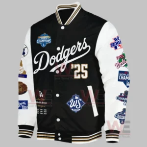 LA Dodgers World Series Champions x9 Bomber Jacket and Cap 21 dodgers world series champions x9 bomber jacket and cap img 7