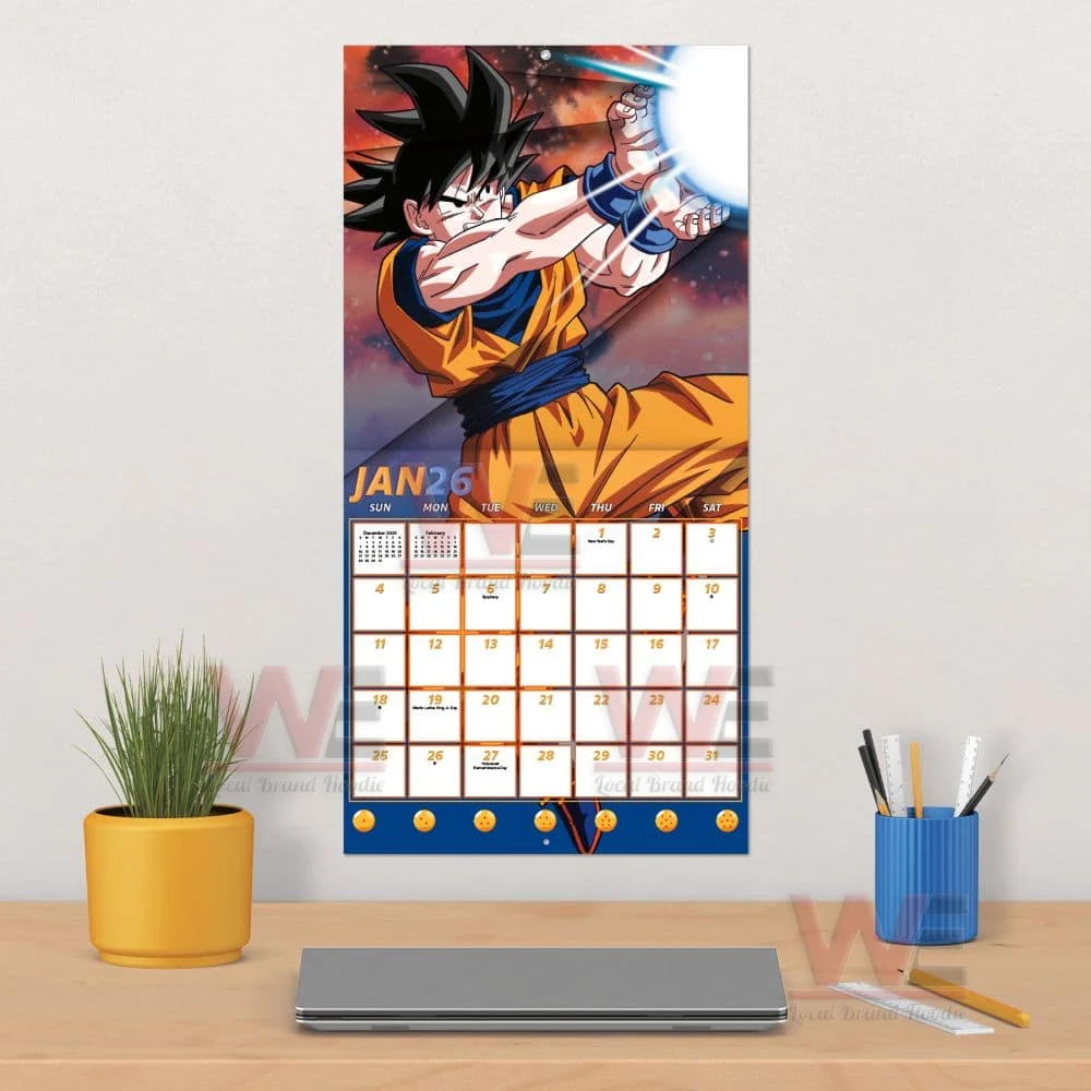 Dragon Ball Z 2026 Wall Calendar 5 Dragon Ball Z 2026 Wall Calendar - Image 5