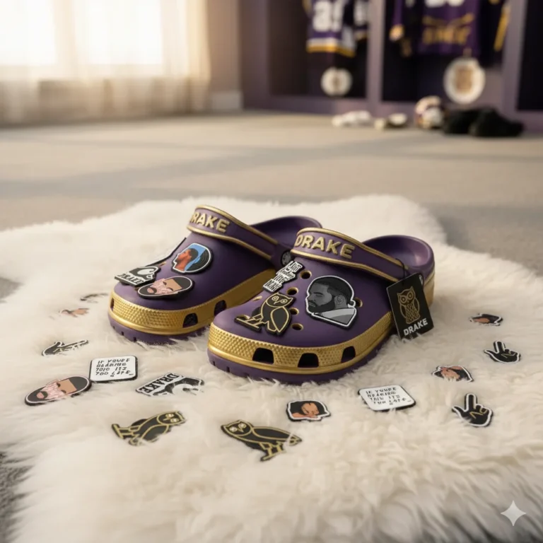 Drake Crocs Clogs with Charms - WeLocalBrandHoodie