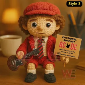 Emotional Support AC/DC Rock Band Doll 12 emotional support acdc rock band doll img 8