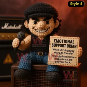 Emotional Support AC/DC Rock Band Doll 13 emotional support acdc rock band doll img 9