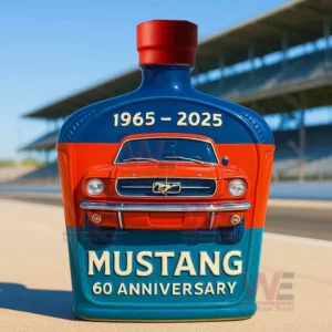 Ford Mustang 60th Anniversary 1965-2025 Whiskey Bottle 13 ford mustang 60th anniversary whiskey bottle img 5 VmLJf