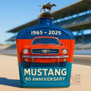 Ford Mustang 60th Anniversary 1965-2025 Whiskey Bottle 14 ford mustang 60th anniversary whiskey bottle img 6 VRigl