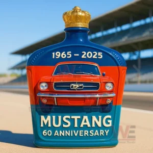 Ford Mustang 60th Anniversary 1965-2025 Whiskey Bottle 15 ford mustang 60th anniversary whiskey bottle img 7 T2lTm