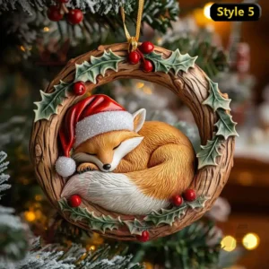 fox christmas ornament img 4