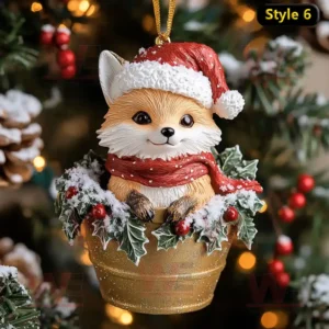 fox christmas ornament img 5