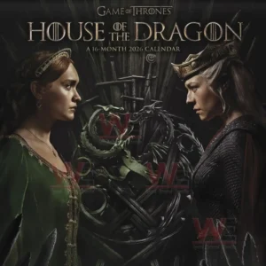 Two characters facing each other in front of a dark throne with a coiled dragon!