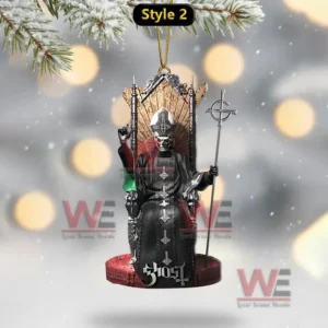 Ghost Rock Band Christmas Ornament 15 ghost rock band christmas ornament img 5 bmzwL