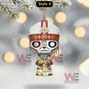 Ghost Rock Band Christmas Ornament 17 ghost rock band christmas ornament img 7 wrNpj