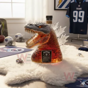 Godzilla 70th Anniversary Whiskey Decanter Bottle