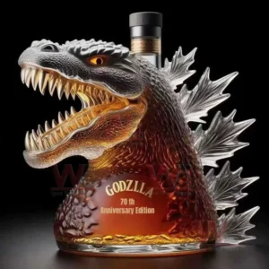 Godzilla 70th Anniversary Whiskey Decanter Bottle 8 godzilla 70th anniversary whiskey decanter bottle img 2 JBDTH