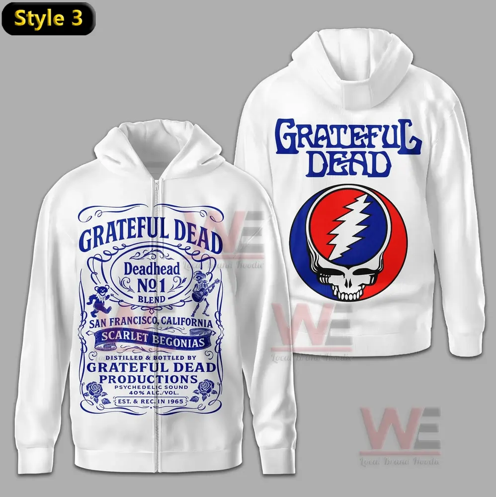 Greatful Dead Deadhead No. 1 Hoodie 5 Greatful Dead Deadhead No. 1 Hoodie - Image 5