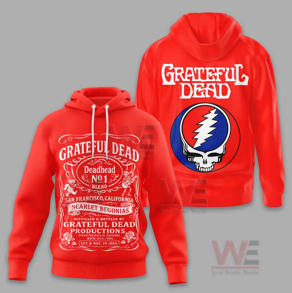 Greatful Dead Deadhead No. 1 Hoodie 8 Greatful Dead Deadhead No. 1 Hoodie - Image 8