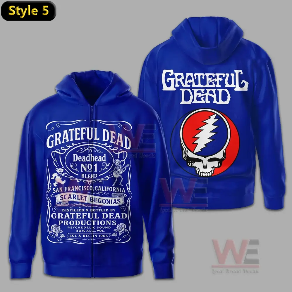 Greatful Dead Deadhead No. 1 Hoodie 9 Greatful Dead Deadhead No. 1 Hoodie - Image 9